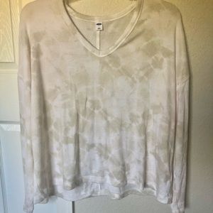 Cashmere Tan & Cream Sweater- Old Navy
